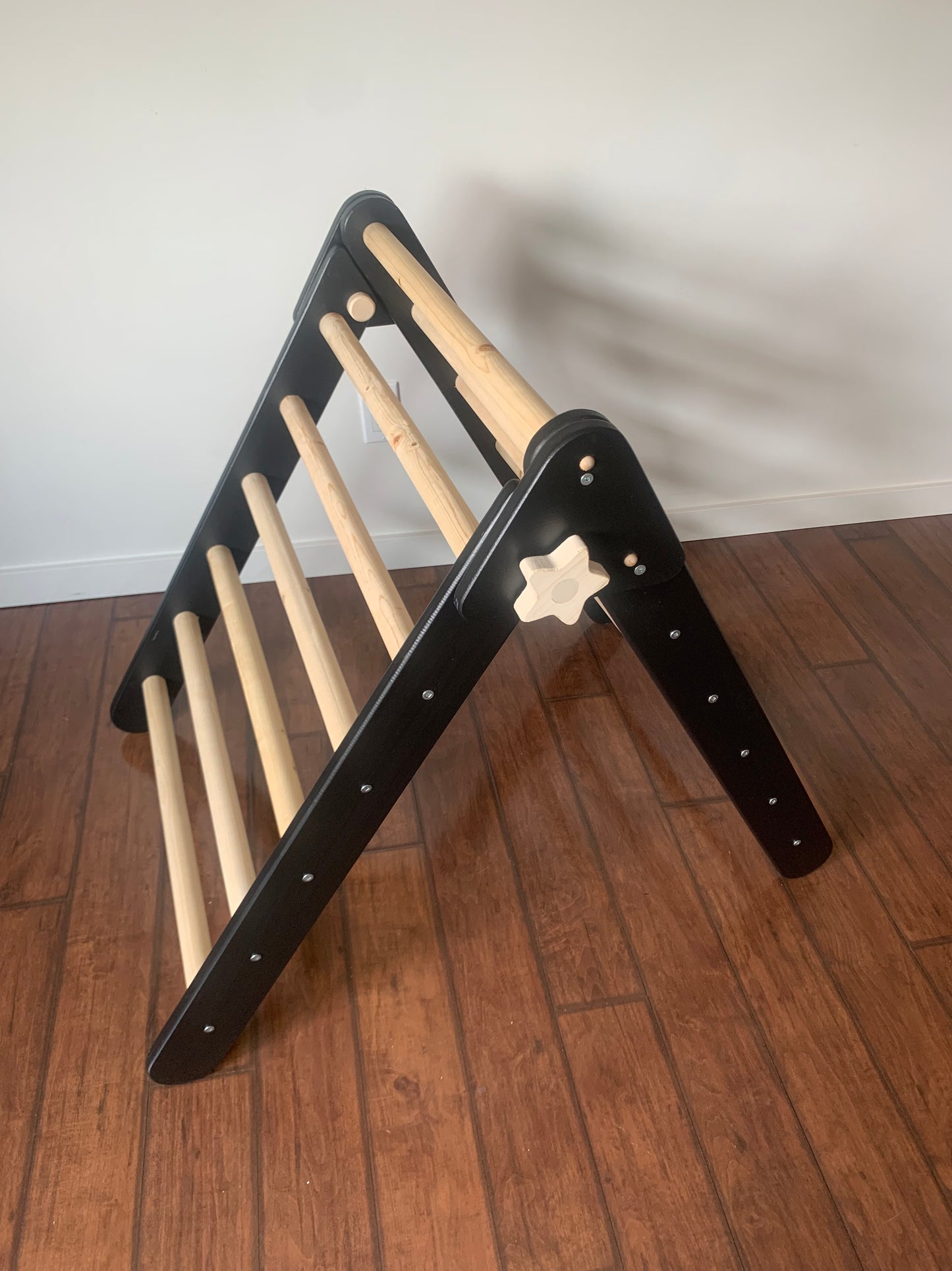 Black Climber Set | Folding Triangle, Arch, Slide/Ladder Ramp