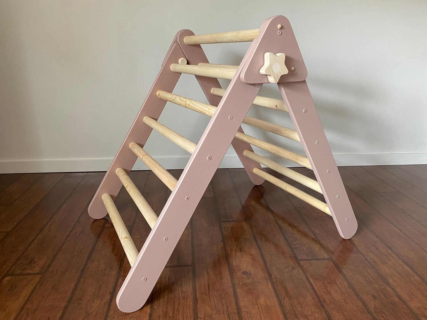 Pink Climber Set | Folding Triangle, Arch, Slide/Ladder Ramp
