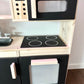 Black Wooden Play Kitchen