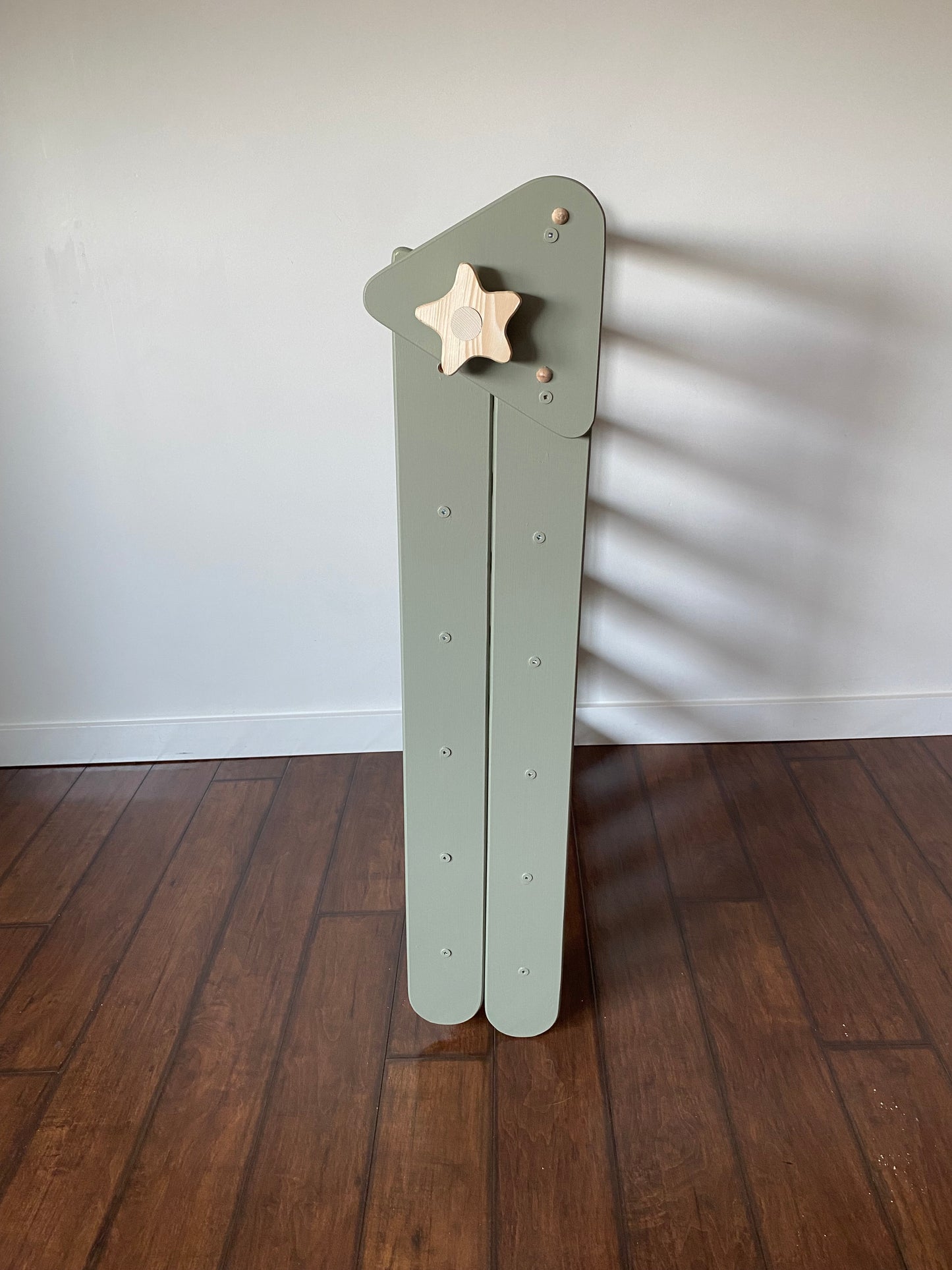 Green Climber Set | Folding Triangle, Arch, Slide/Ladder Ramp