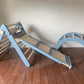 Blue Climber Set | Folding Triangle, Arch, Slide/Ladder Ramp