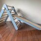 Blue Climber Set | Folding Triangle, Arch, Slide/Ladder Ramp