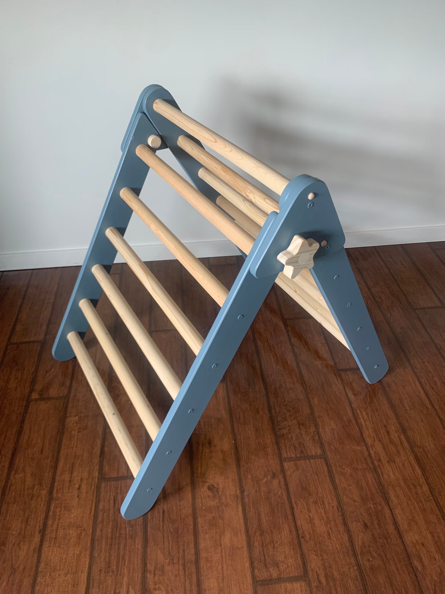 Blue Climber Set | Folding Triangle, Arch, Slide/Ladder Ramp