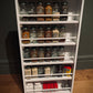 White Wall Mount Spice Rack