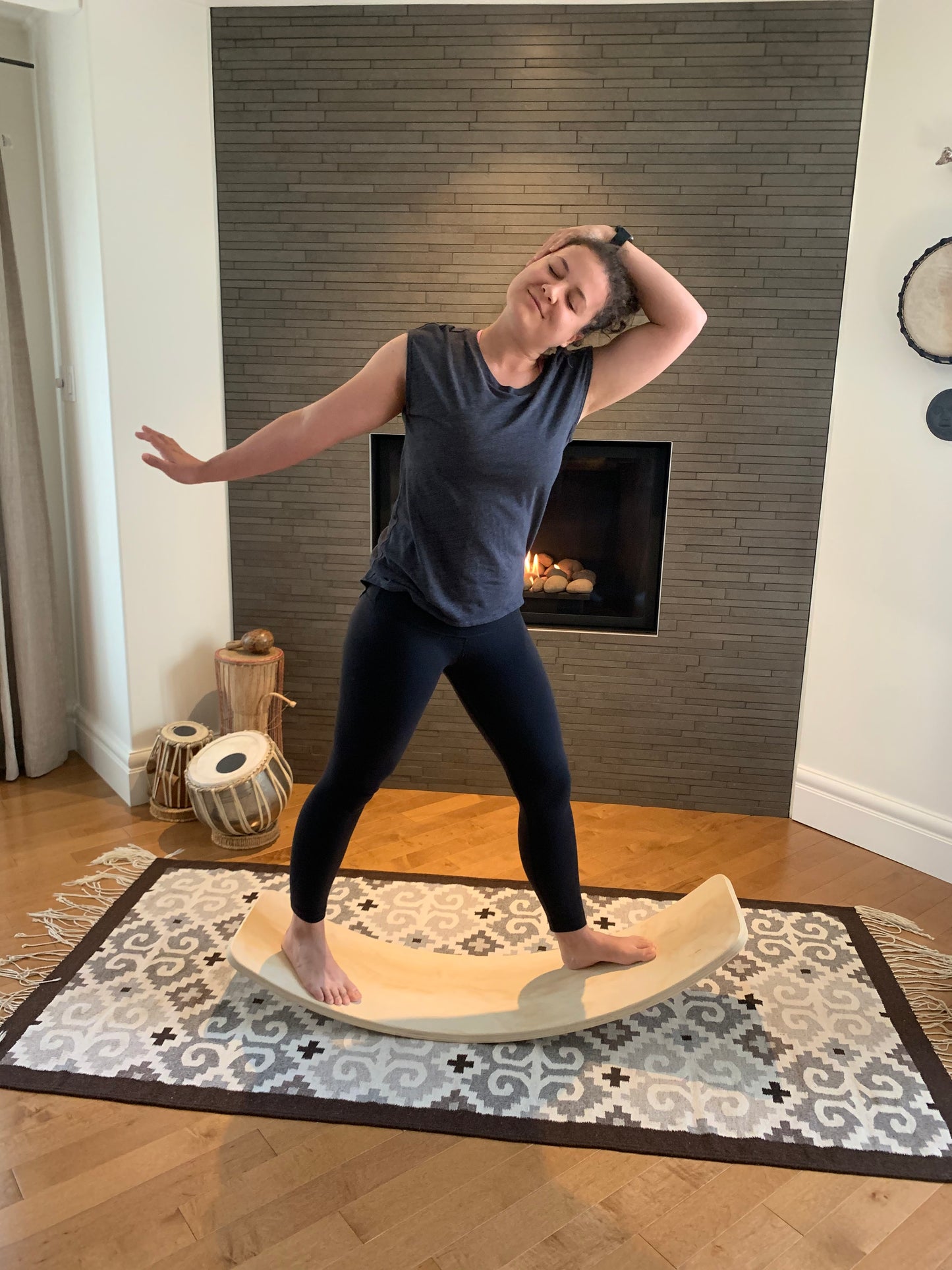 Wobble Boards-Yoga, Pilates, Balance, Core workout tool